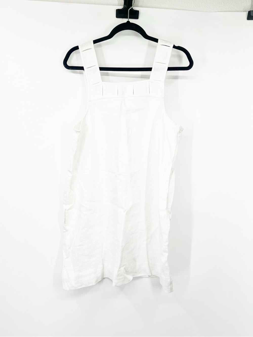Madewell Embroidered Tank Mini Dress in Eyelet White Linen NWT - Picture 2 of 10